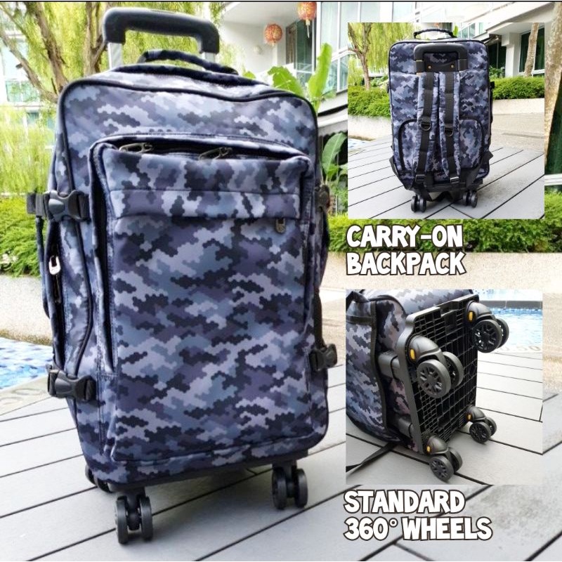 Strong 360° 4-Wheel Trolley Bag (SG Seller) Shopee Singapore
