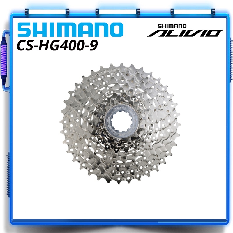 Shimano Alivio Cs Hg400 9 9 Speed Hyperglide Trekking Cassette Sprocket M4000 Series 25t 28t 32t 9687