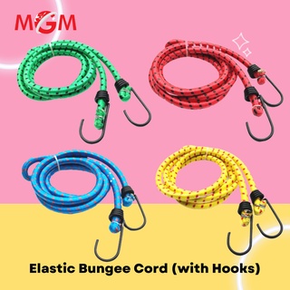 BUNGEE CORD STRAPS ELASTIC ROPE STRETCH HOOK LUGGAGE METAL HOOKS DIFFERENT  SIZE