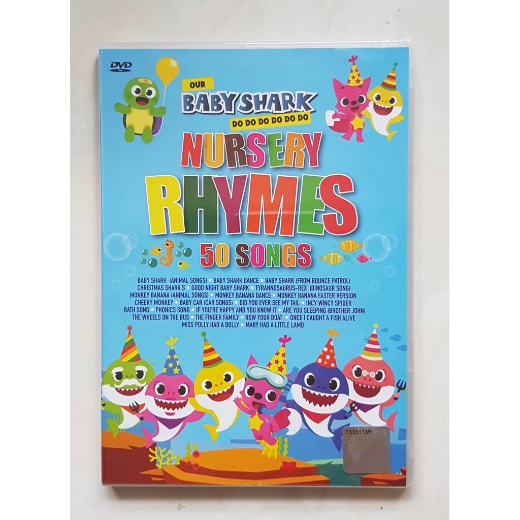 Baby Shark DVD Children Nursery Rhymes 50 Songs | Shopee Singapore