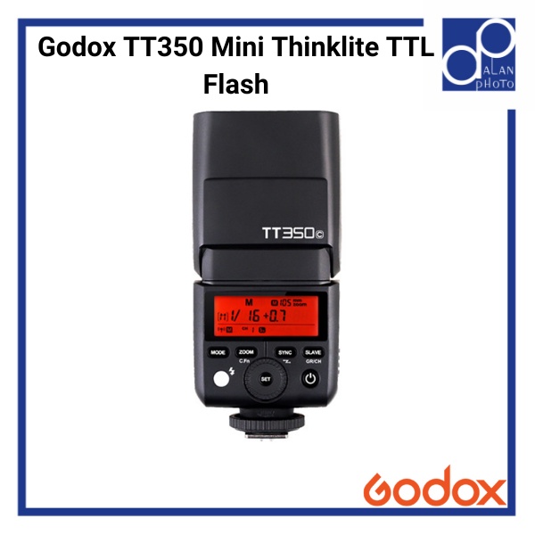 Godox TT350 Mini Thinklite TTL Flash (Canon / Nikon / Fujifilm / Sony ...