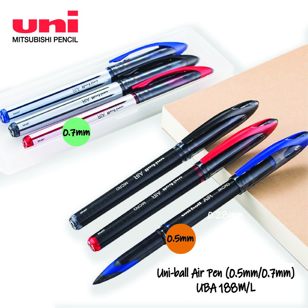 Uni】Uni-ball Air Roller Pen 0.7mm UBA-188L | Shopee Singapore