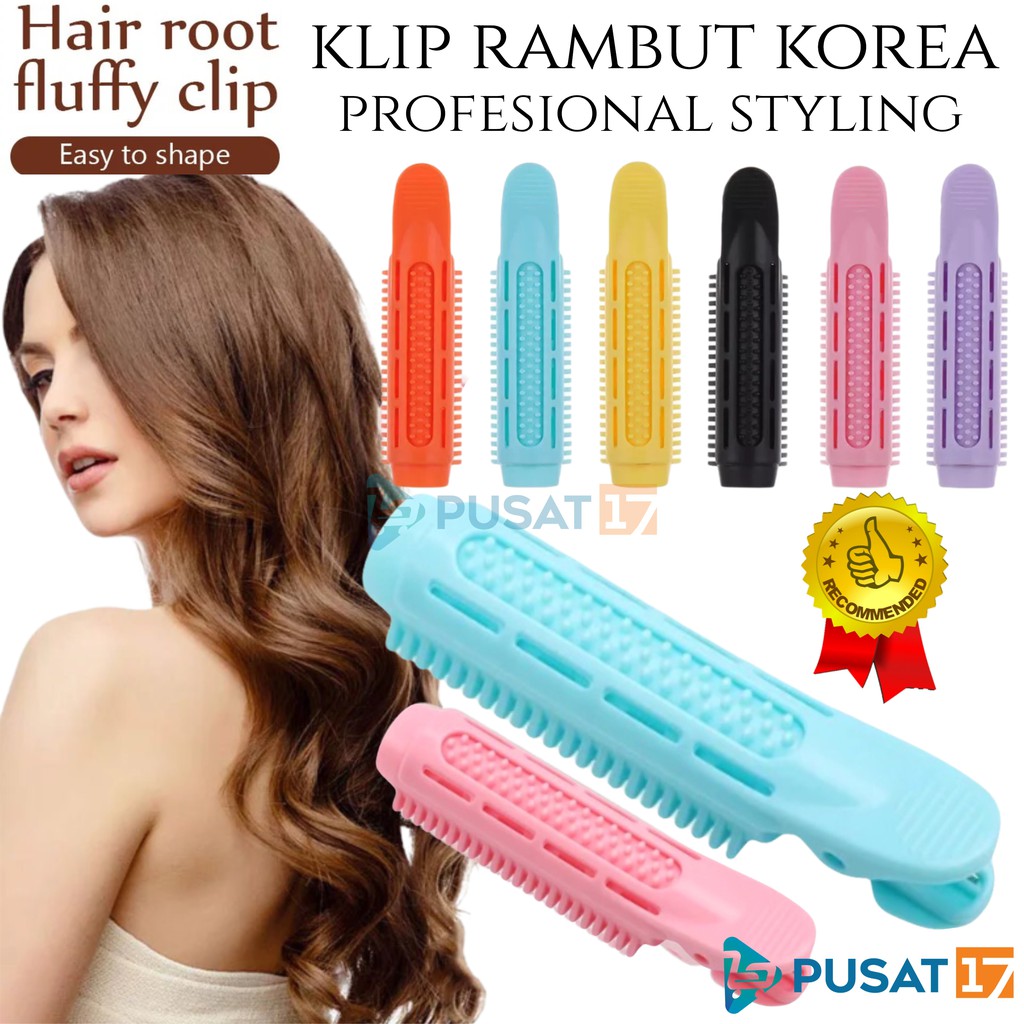 KLIP RAMBUT KOREA / ROLL RAMBUT / ALAT KERITING RAMBUT PREMIUM / FLUFFY HAIR CLIP ROOT STYLING