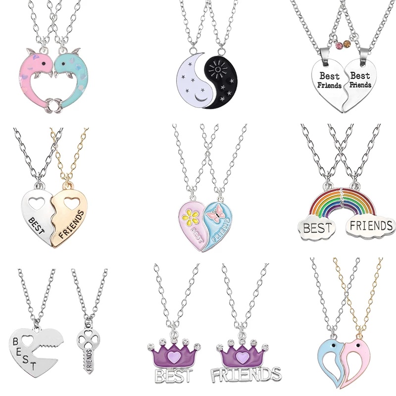 Aesthetic bff store necklace