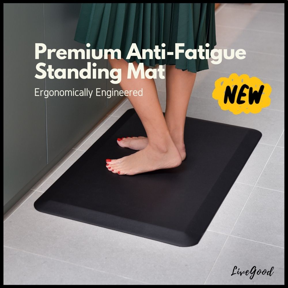 Premium Ergonomic Anti Fatigue Mat (Standing Desk Mat, Kitchen Mat