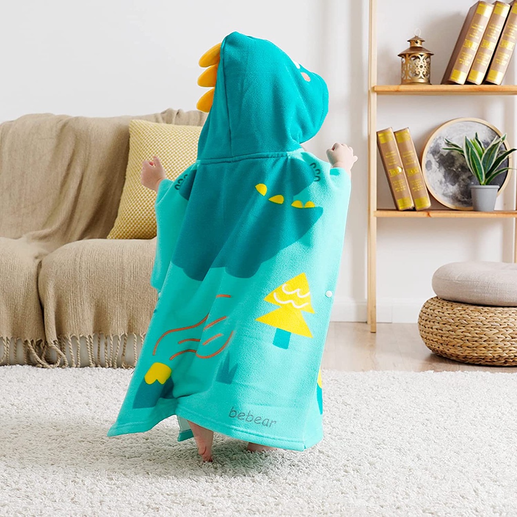 Bebamour Summer Beach Towel Hooded Towels for Baby Dinosaur Hooded Bath Towel Organic Toddler Towels fit 0 5 Years Old Baby Bath Towels Machine Washable 25 x 23 Shopee Singapore