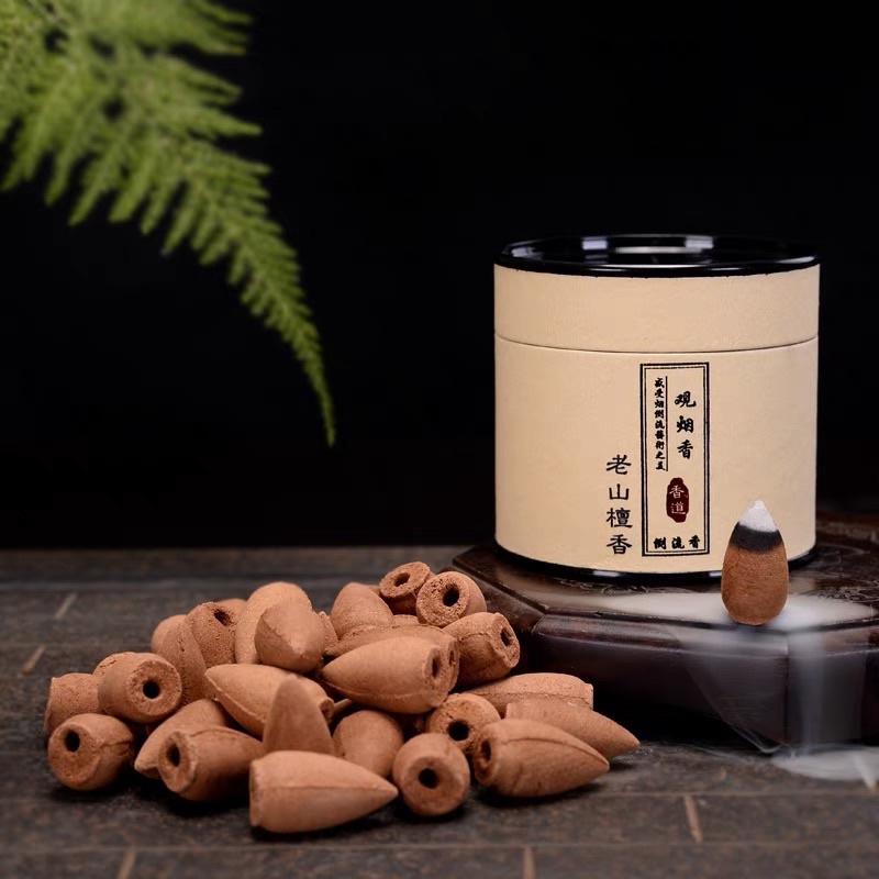 SG Seller】【雨宝林】倒流香天然净化空气沉香崖柏塔艾香檀香熏香观烟