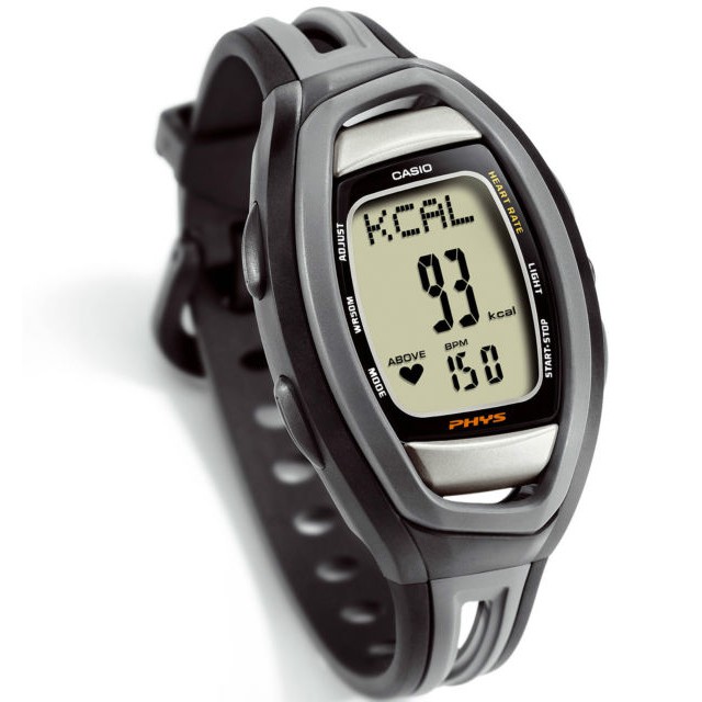 Casio watch with heart clearance rate monitor