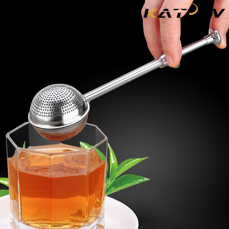 KATELV Food Grade Metal Tea Infuser Ball Shaped 304 Stainless Steel Tea ...