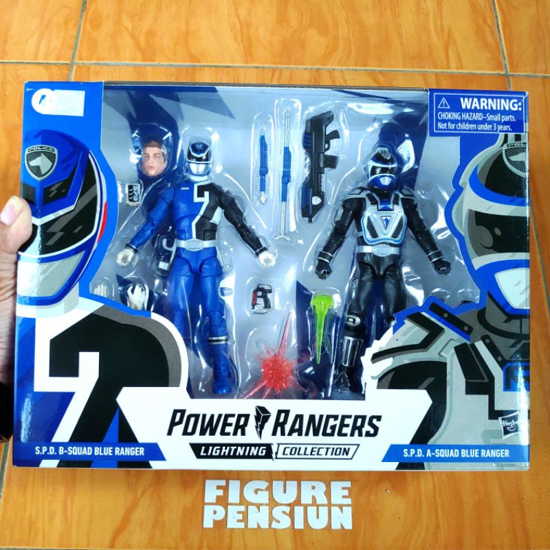 Hasbro POWER RANGERS LIGHTNING COLLECTION SPD B SQUAD BLUE RANGER S.P.D ...