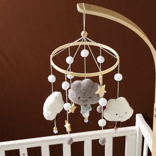 Bracket Set Infant Crib Mobile Bed Bell Bracket Arch Support Protection  Newborn Baby Toys Wooden Mobile