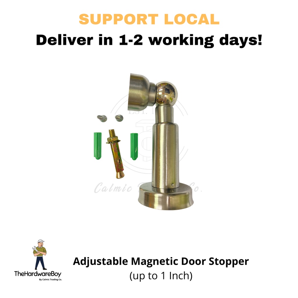 Adjustable Door Stopper (up to 1 Inch) Shopee Singapore