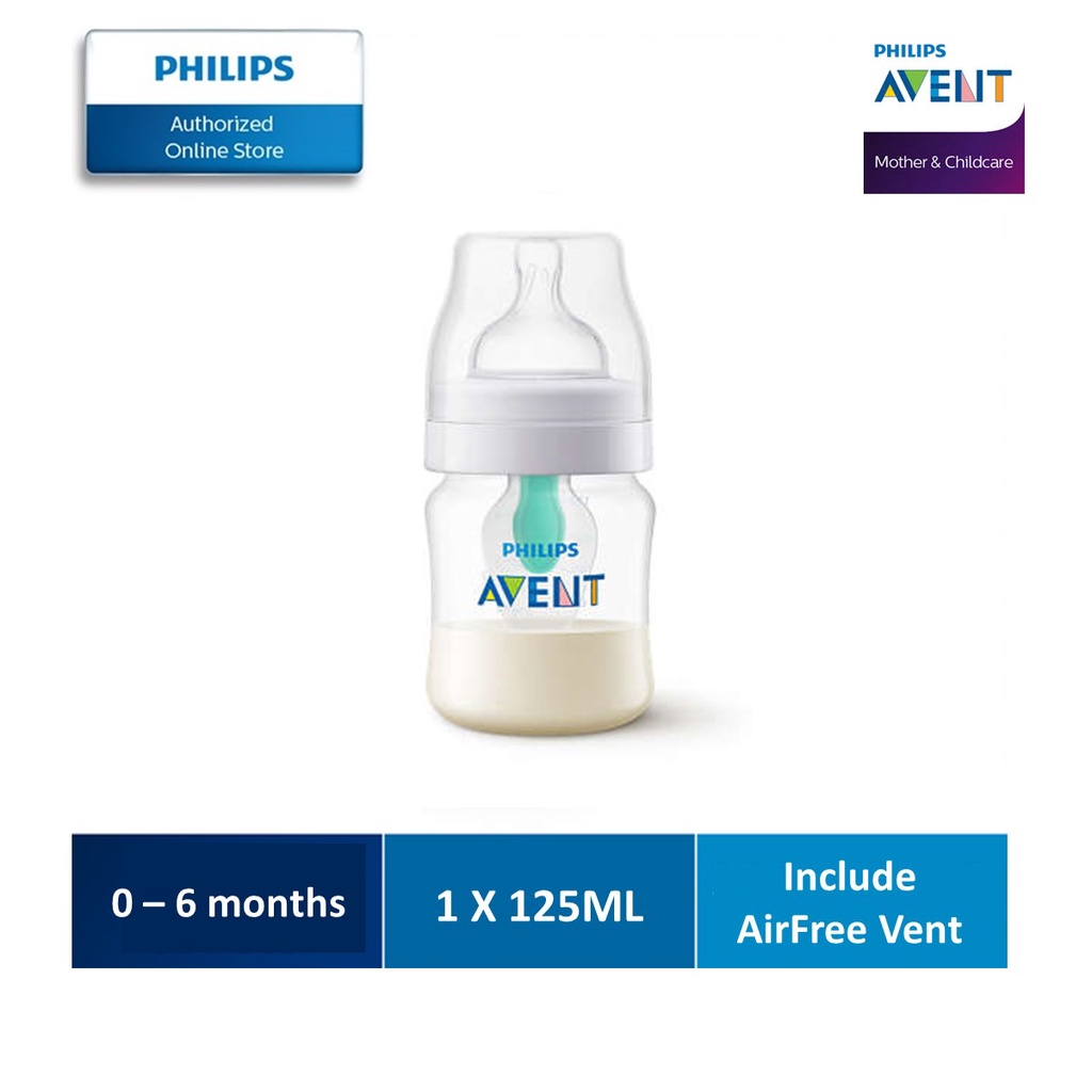 Philips Avent Anti Colic Bottle 125ml With Free Airfree Vent Scf810 14