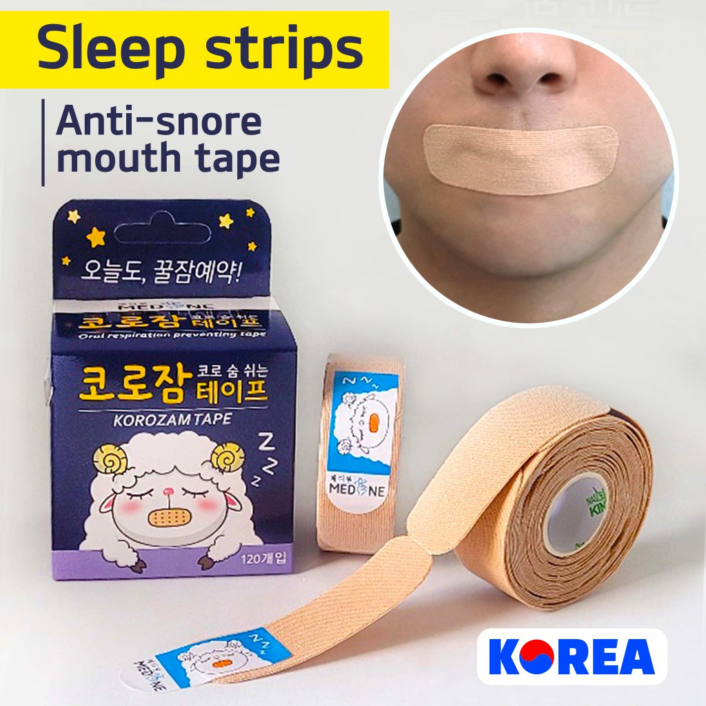 Korea🇰🇷corozam Sleep Strip Advanced Gentle Mouth Tape For Better Nose Breathing Improve60p