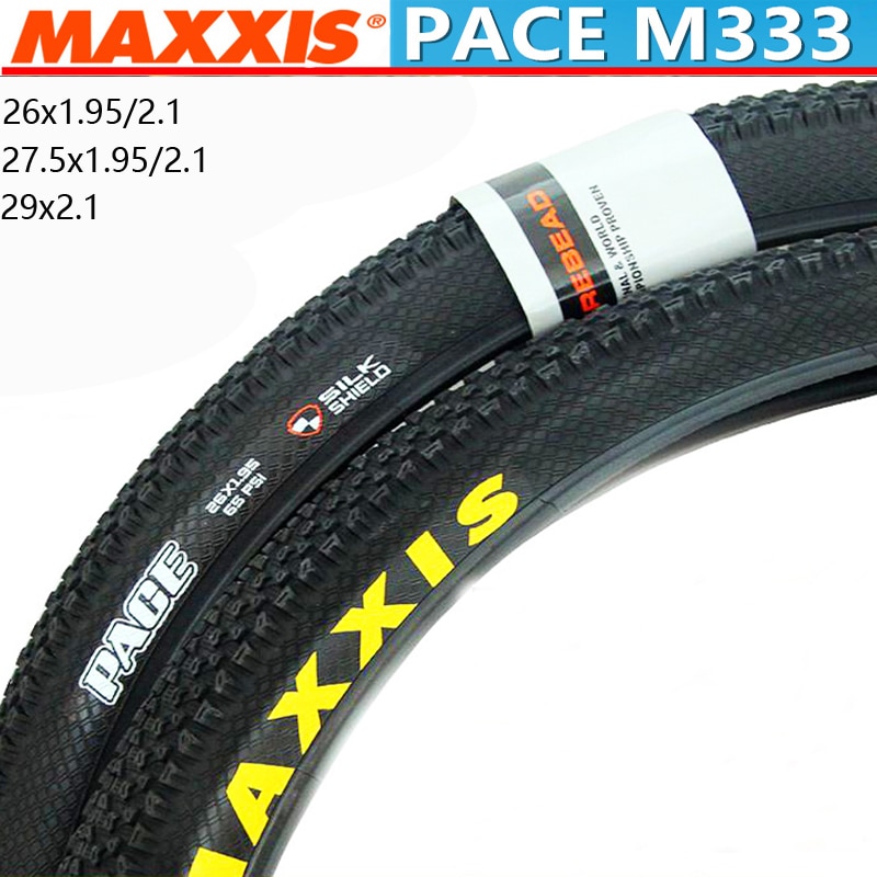 1PC MAXXIS M333 PACE 29 27.5 26x1.95 2.1 super light stable proof tires for mountain bike 60TPI 1 piece