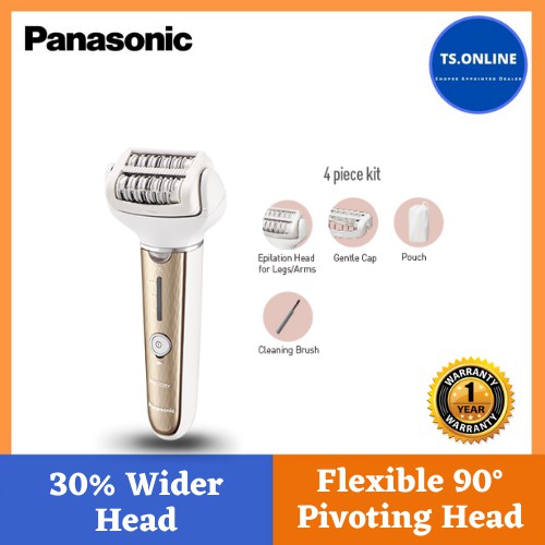 Panasonic Wet & Dry Epilator ES-EL3A-N421 (4 Pcs) | Shopee Singapore