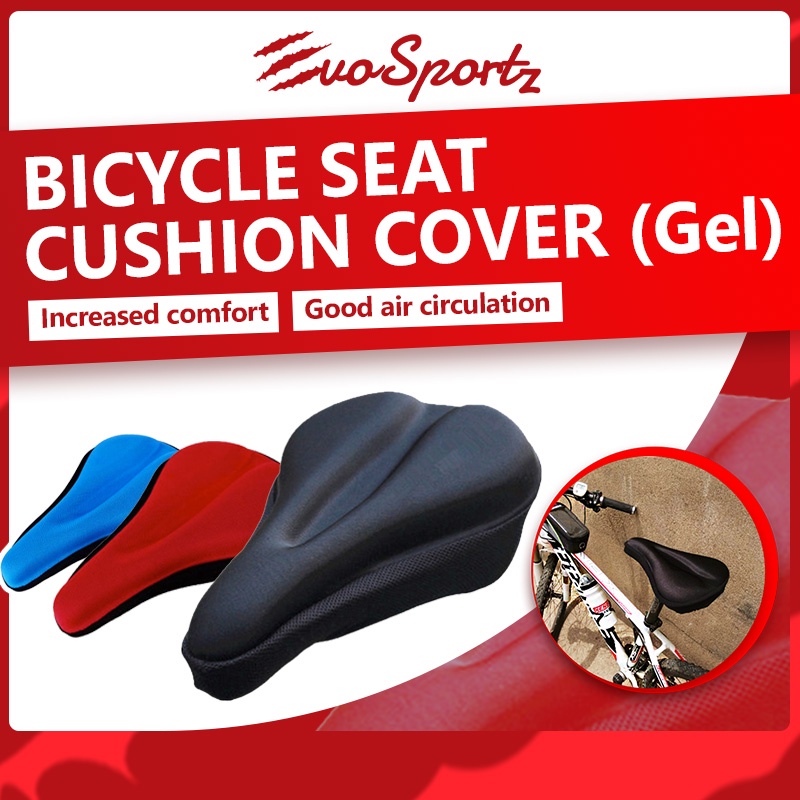 Bicycle Seat Cushion Cover (Gel) | Bike Saddle Butt Padding | Shopee ...