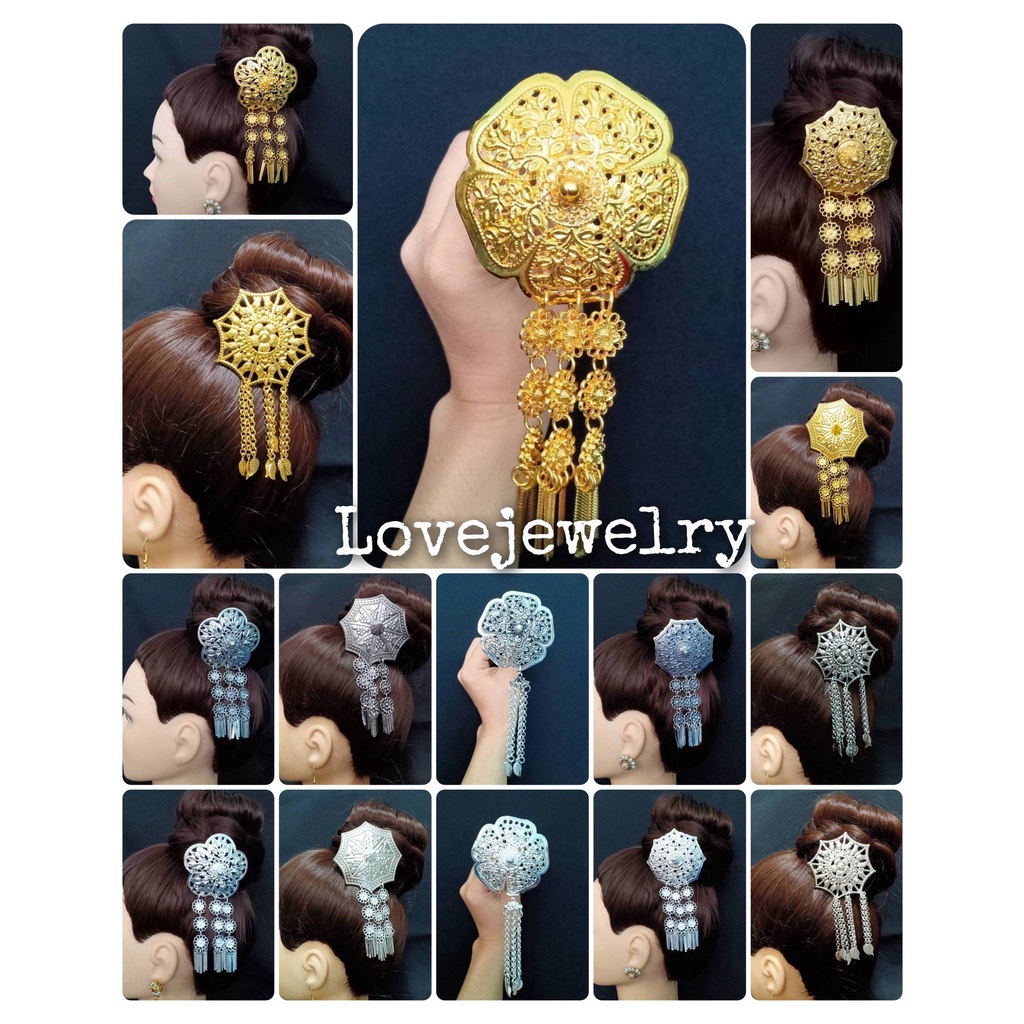 Pin Hair Umbrella Chao Nang Thai Pattern From Thailand | Shopee Singapore