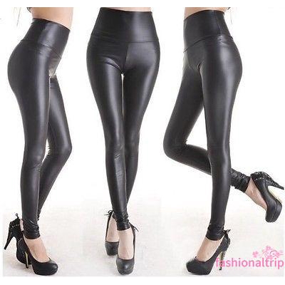 Matt leather leggings clearance