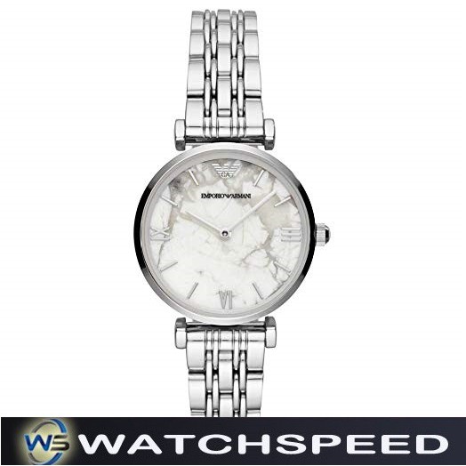 Emporio Armani AR11170 Stainless Steel White Dial Ladies Womens Watch Shopee Singapore