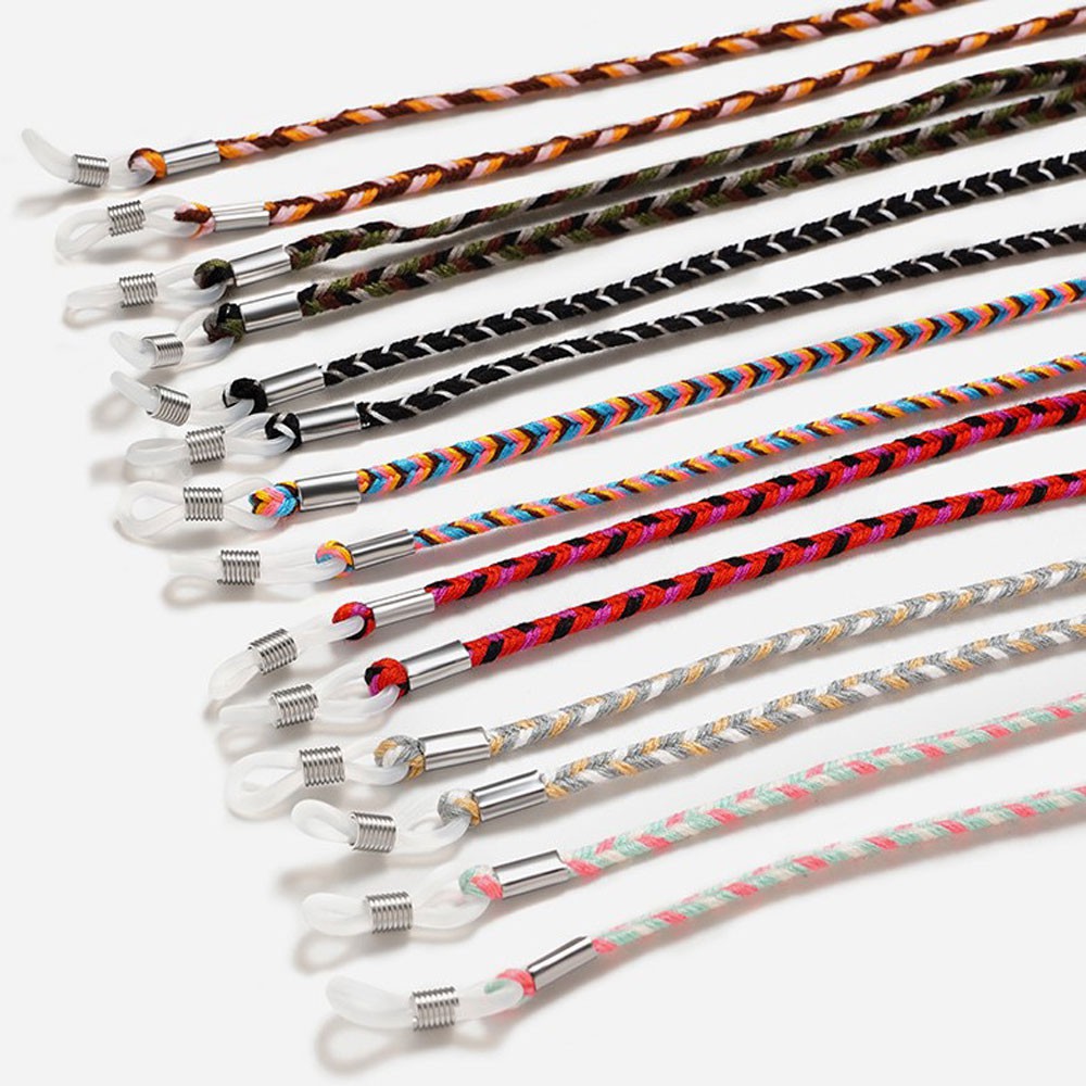 New Retro Braided Glasses Strap Sunglasses Chain Lanyard Thick Cord ...