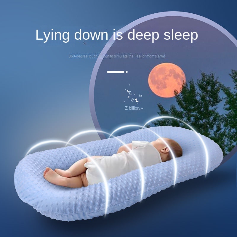 Newborn Crib Middle Bed Portable Bionic Baby Bed Anti Pressure Spitting