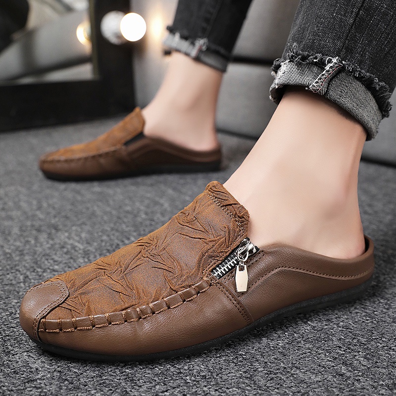 JINTOHO Men Loafer Casual Slip On Shoes Men Low Cut Loafer