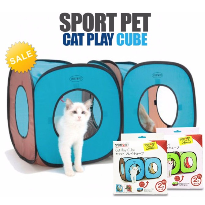 Cat play clearance cube