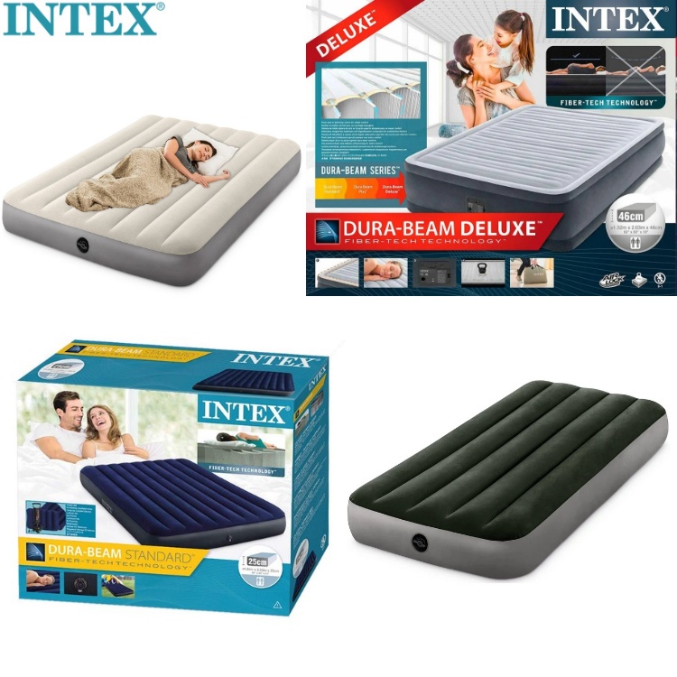 INTEX Air Beds 5 Sizes to Choose Intex Fiber Tech Dura Beam Air