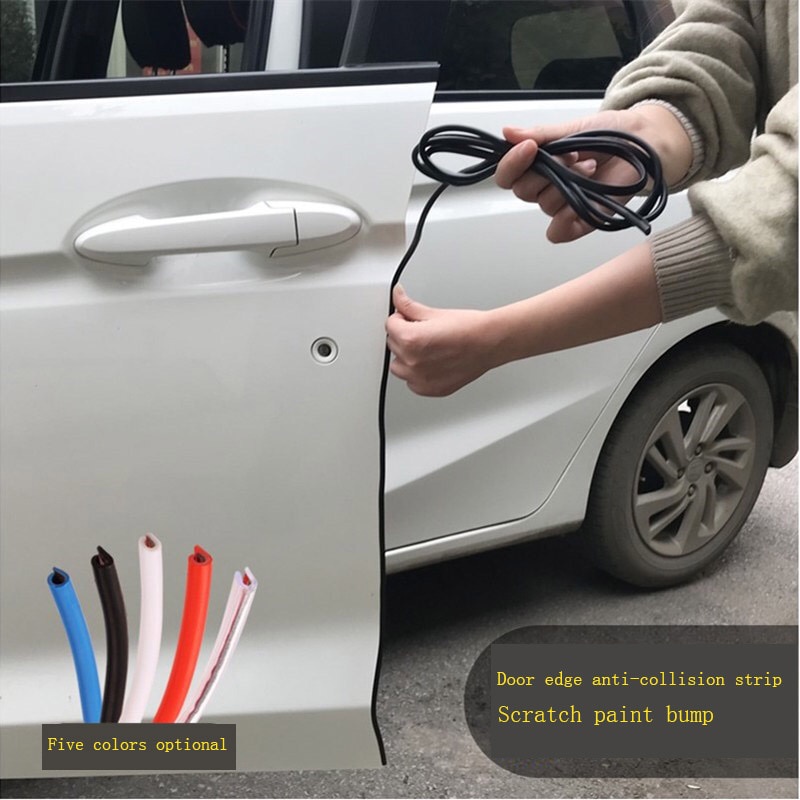 5 Meters Car U Shape Door Edge Bumper Strip Sound Insulation Sealing 