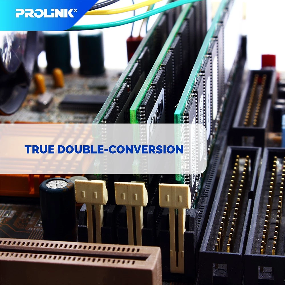 Prolink Rackmount Online UPS PRO802ERS 2000VA 1800Watt Uninterruptible Power Supply+Stabilizer - Gambar 2