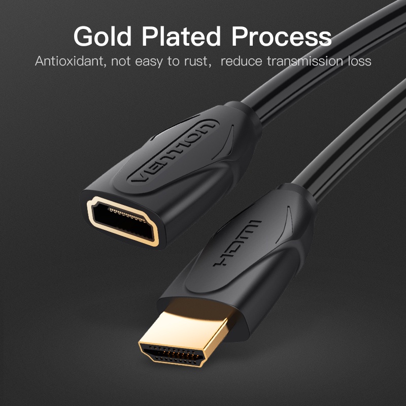 Vention B06 Kabel Extension Perpanjangan HDMI Male to Female Extend - Gambar 2