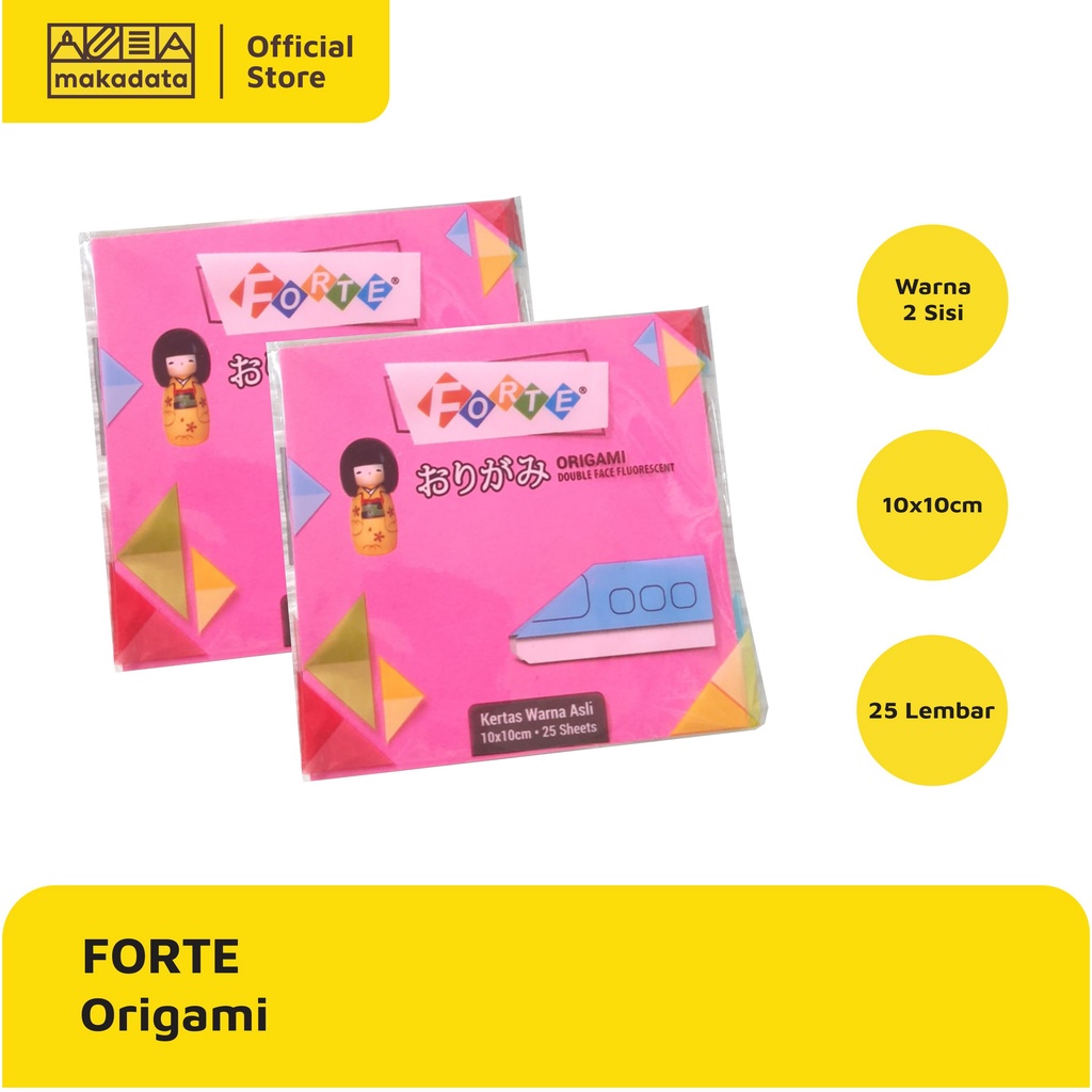 Origami/forte Folding Paper 10X10 (25 Sheets) Shopee Singapore