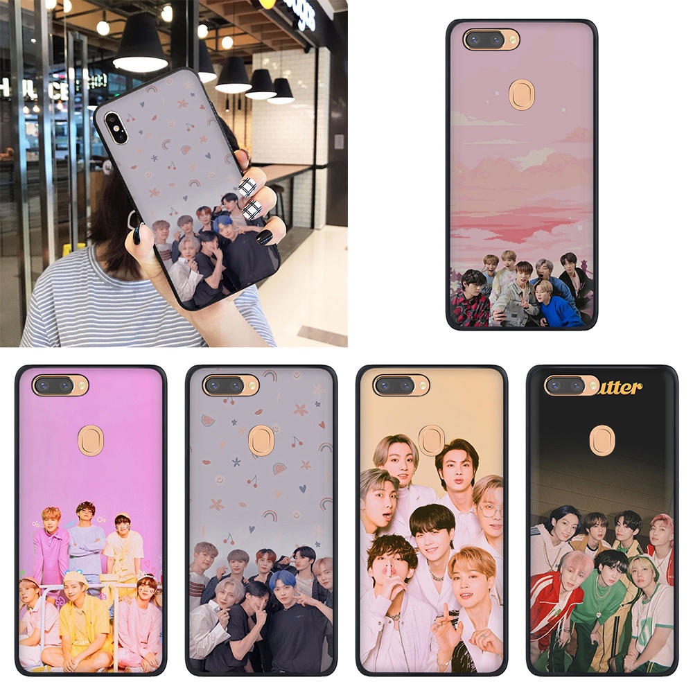 20DF BTS Fashion OPPO R9 F1 Plus R9S A76 A94 4G A96 5G A12E Find X3 Pro Lite Neo Soft Silicone TPU Case Cover