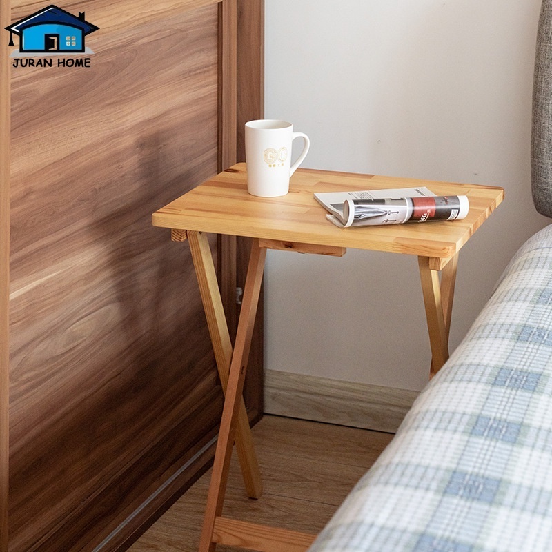 Portable Folding Table Study Table Camphor Pine Table Small Folding