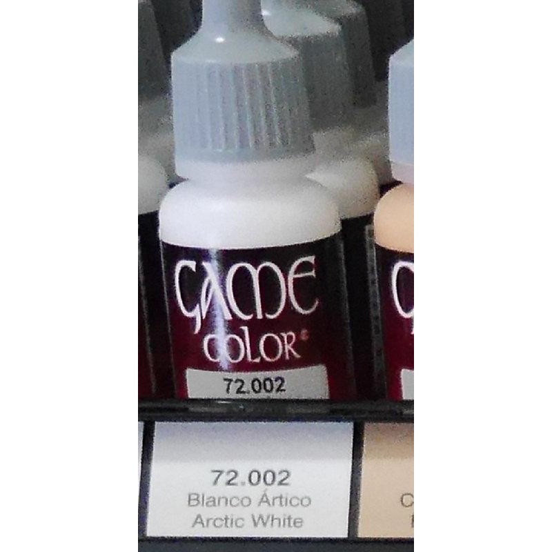 72002 AV Paint Vallejo Arctic White White-High Chroma GameColor17ml ...