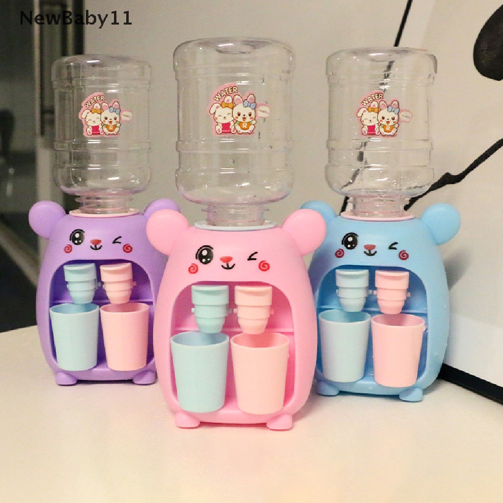 NB  Mini Water Dispenser For Children Kids Gift Cute Simulation Cartoon Kitchen Toy n