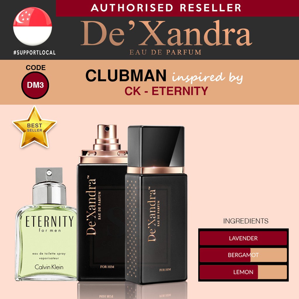 DM3 CLUBMAN Calvin Klein Eternity De Xandra DeXandra Perfume