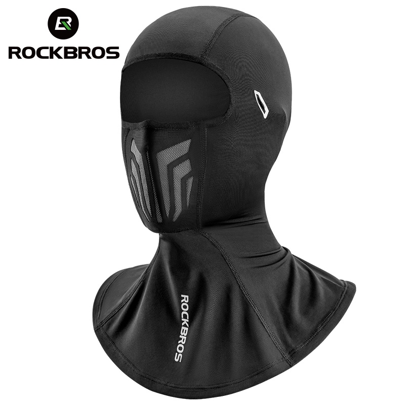 Rockbros Motorcycle Mask Sun Protection Cycling Facemask Ice Silk Full Face Headgear Summer Anti