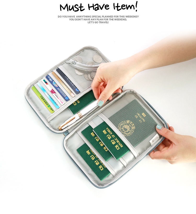 *New Arrival*Family Passport Wallet with Detachable Holder3 Passport
