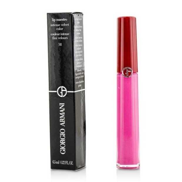 Giorgio Armani Lip Maestro Intense Velvet Color 511 Drama Pink 6.5ml Shopee Singapore