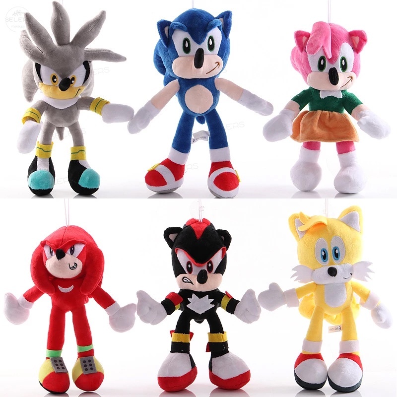 Super Sonic Plush Toy Soft Doll Sonic The Hedgehog Shadow Amy Rose