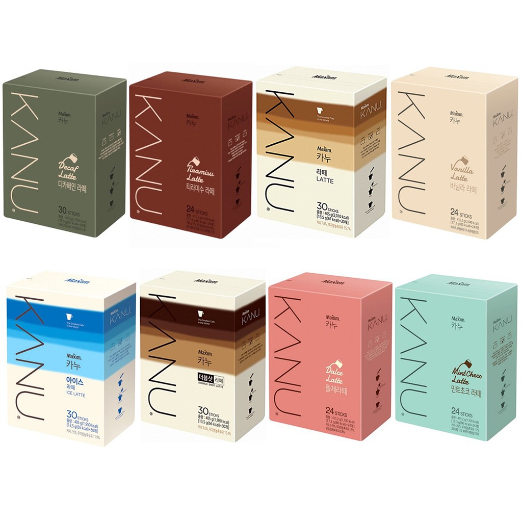 [Maxim] KANU STICK COFFEE Latte Double Shot Decaf Ice Vanilla Tiramisu ...