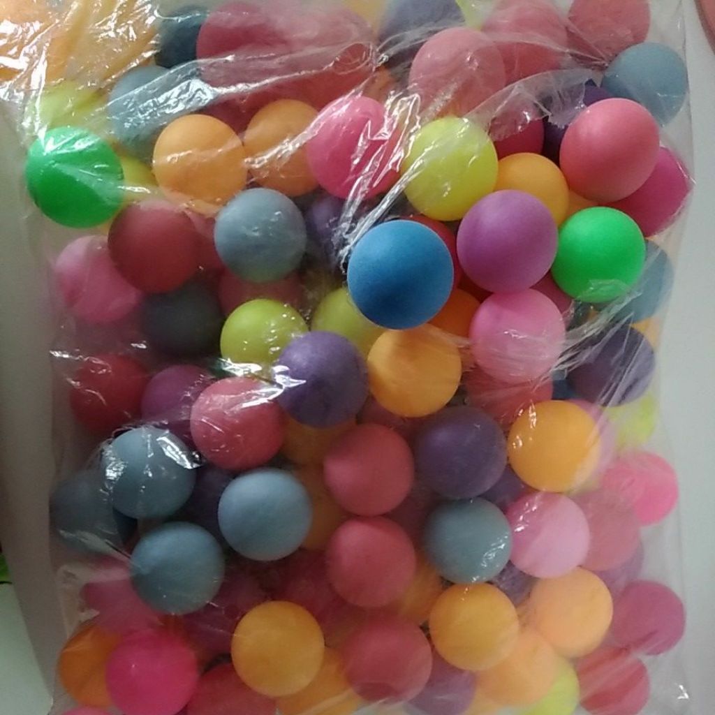 Colourful ping pong balls | Shopee Singapore