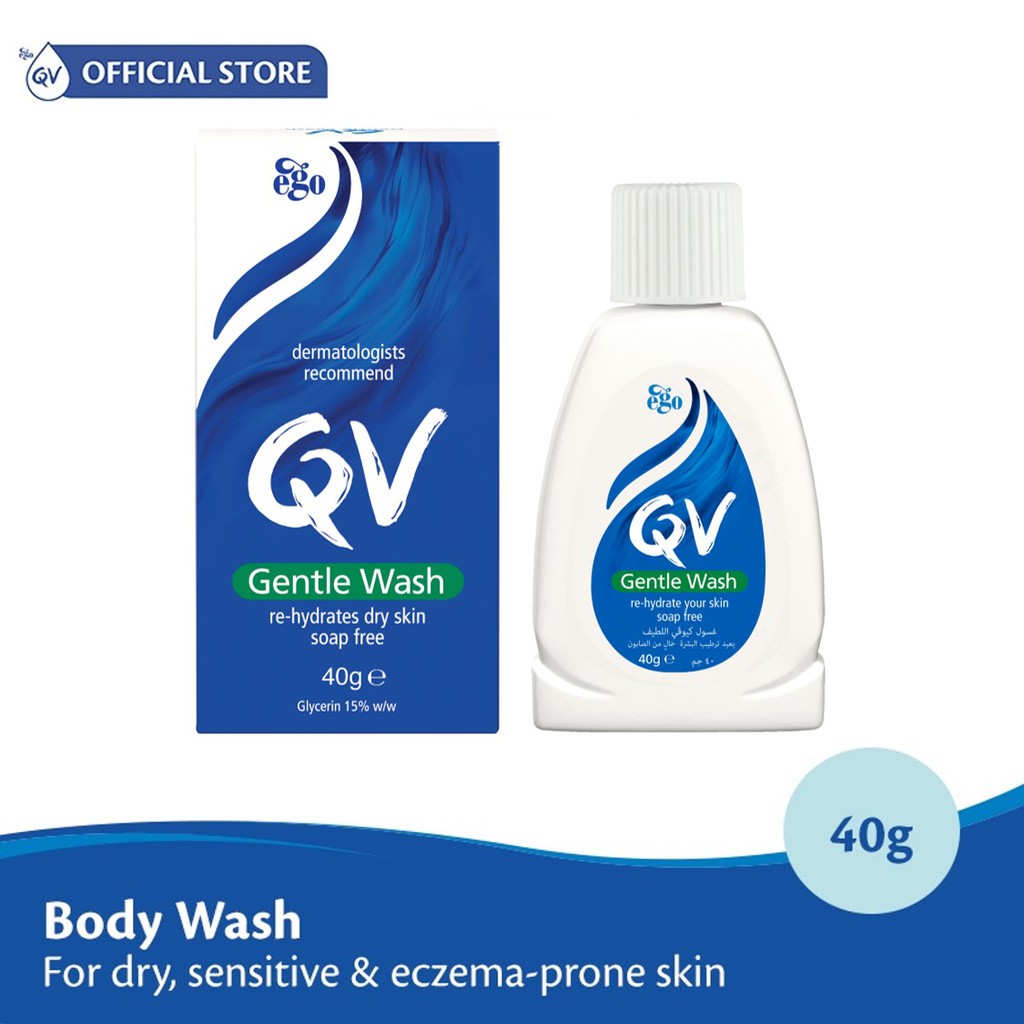 QV GENTLE WASH 500g (re-hydrates Dry Skin, Soap Free) | Malaysia