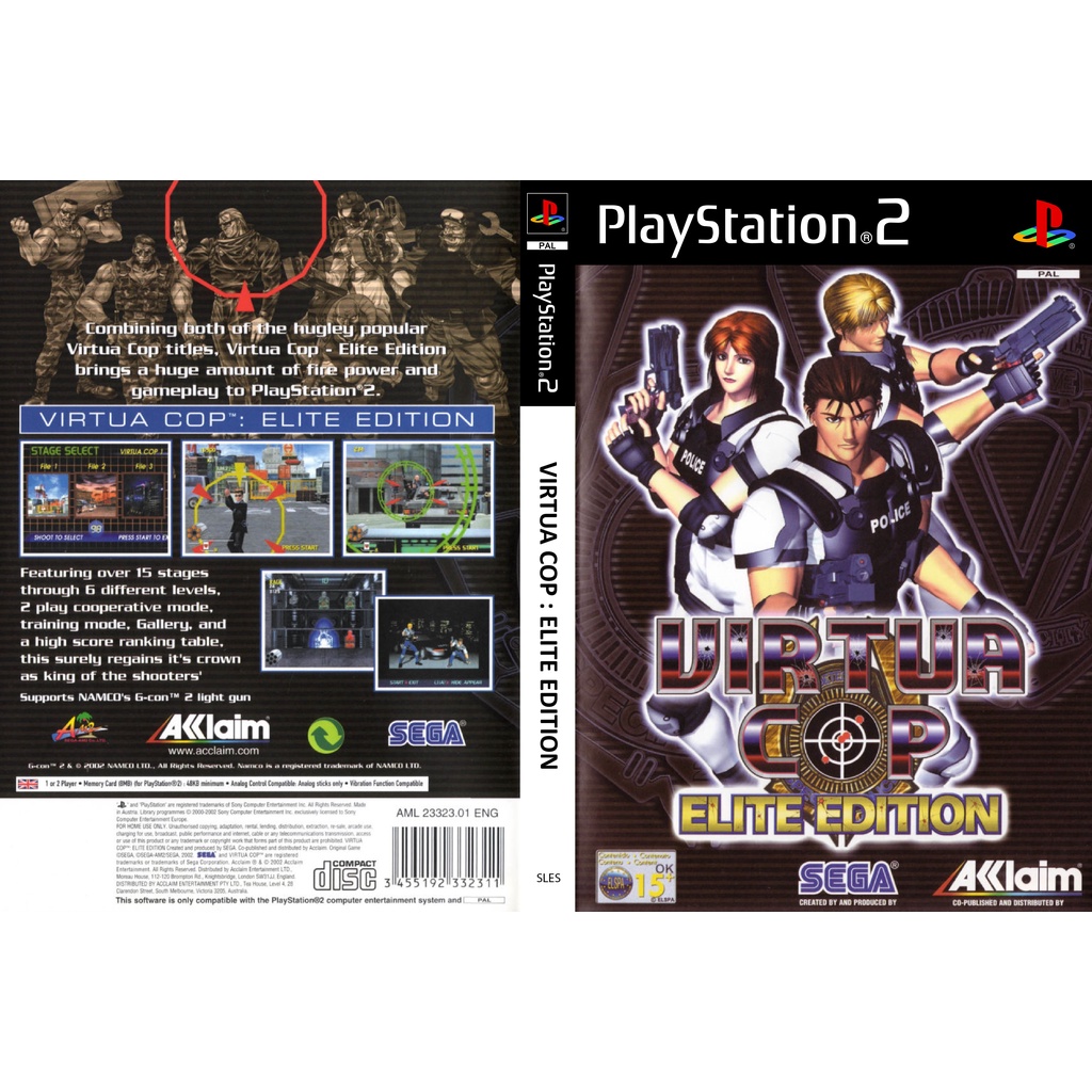 PS2 CD DVD Games Virtua Cop Elite Edition (CD Game) | Shopee Singapore