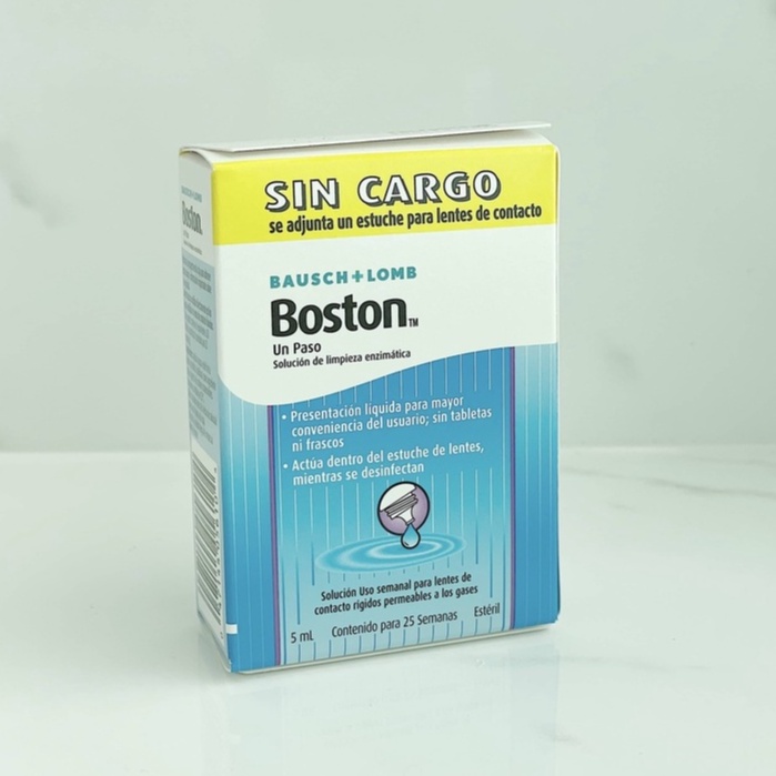 Boston One Step Liquid Enzymatic Cleaner for RGP (5mL) | Shopee Singapore