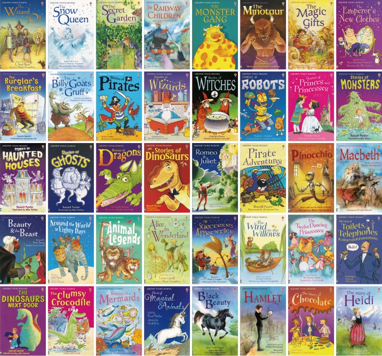The Usborne Reading Collection (40 Books) Original | Shopee Singapore
