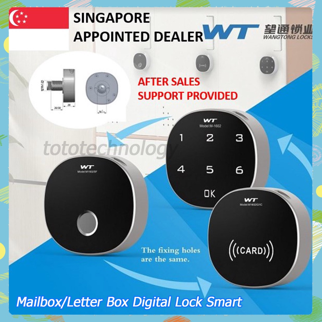 Digital Mailbox Lock Fingerprint Lock HDB Condo Keyless Mail Letter Box