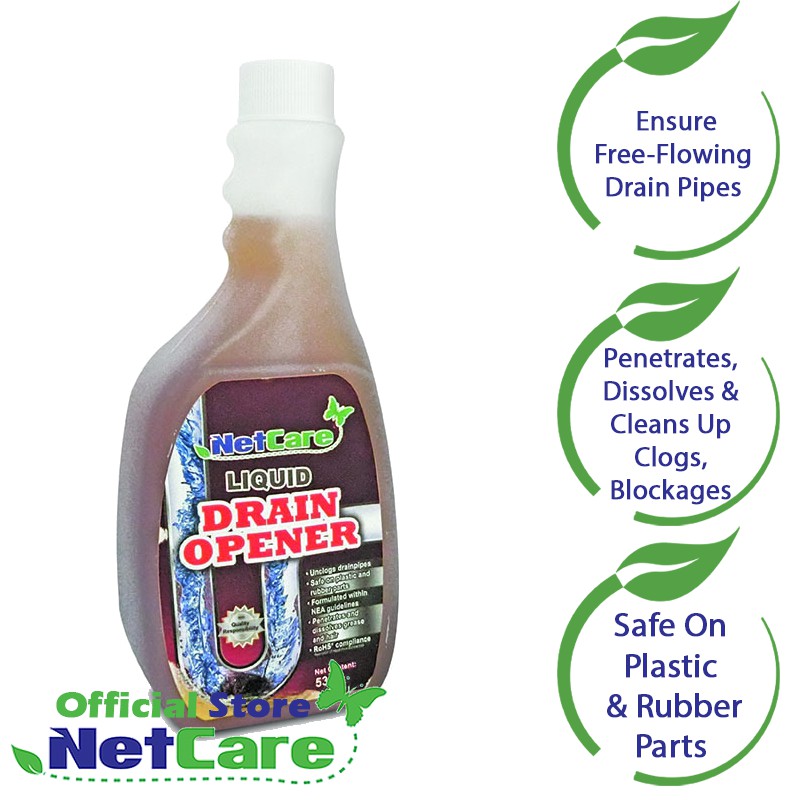 NetCare Drain Opener 530ml Shopee Singapore